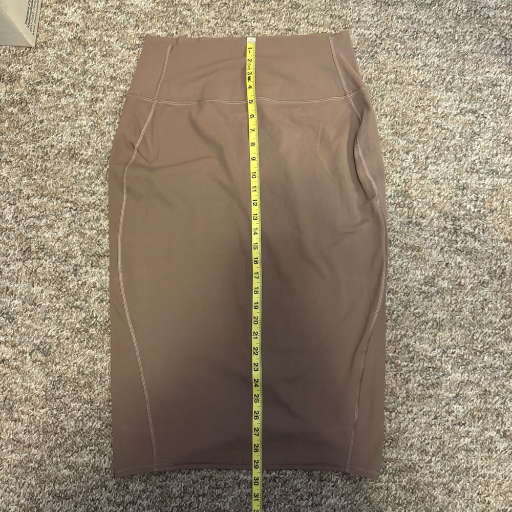 Lululemon Nulu high rise midi skirt in taupetastic - Picture 7 of 7